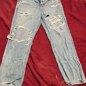 American Eagle Outfitters Light Blue Denim Jeans